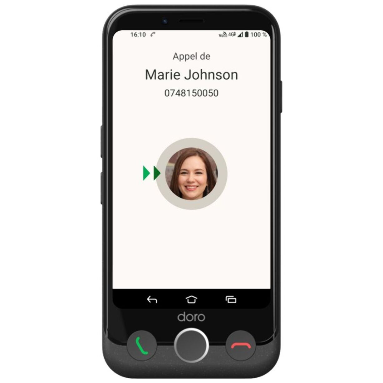 Smartphone DORO Pack Aurora A10+Socle Chargeur Induction