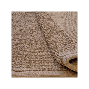 Tapis de salle de bain rectangulaire 40 x 60 cm en coton - WILLOW
