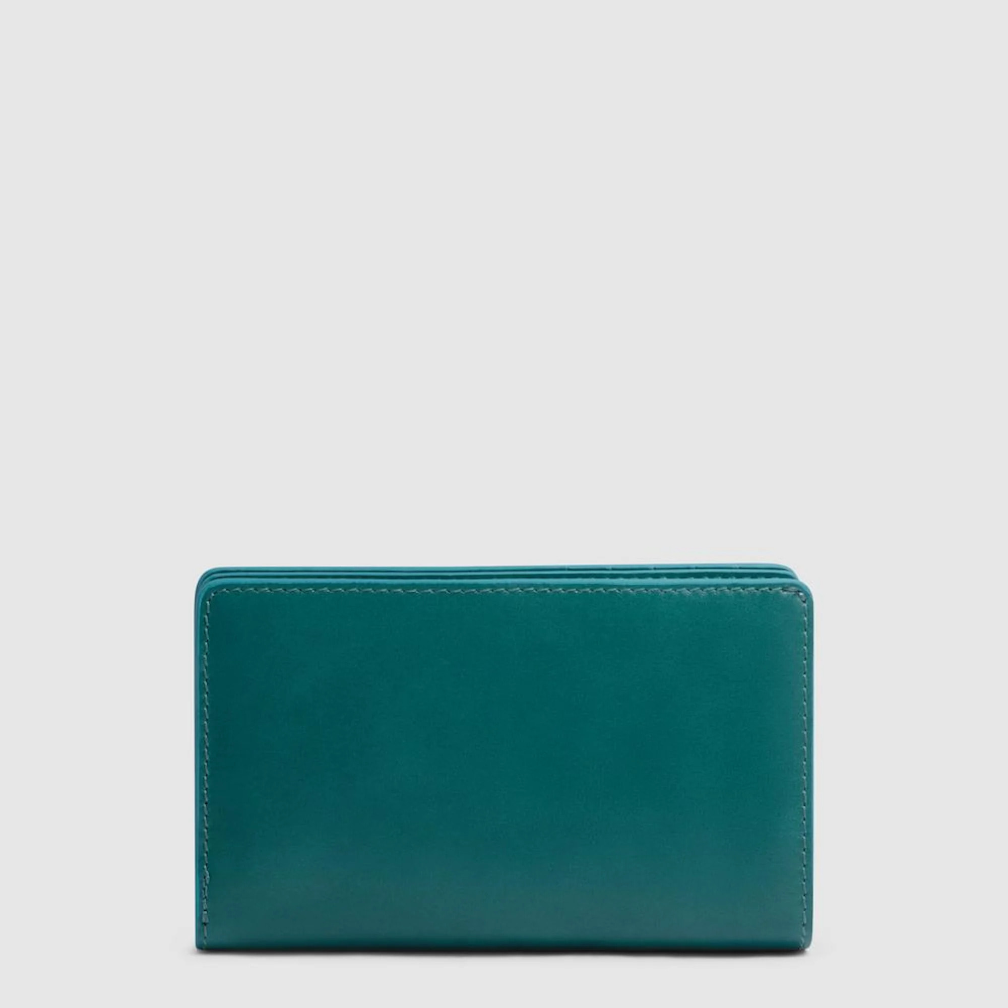 Piquadro Portafogli da in pelle con porta monete, portacarte di credito e protezione RFID