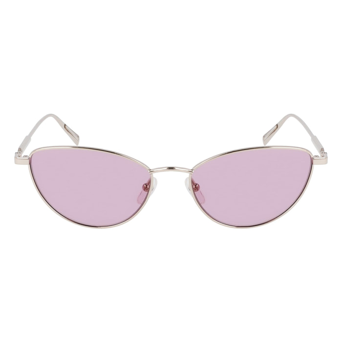 Longchamp - lunettes de soleil - doré - Couleur des verres : rose - indice solaire : cat. 2