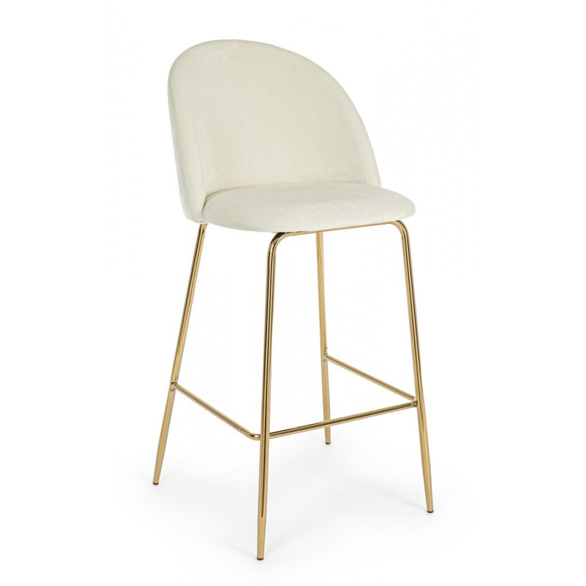 Set di 2 sgabelli bar CARRY bianco