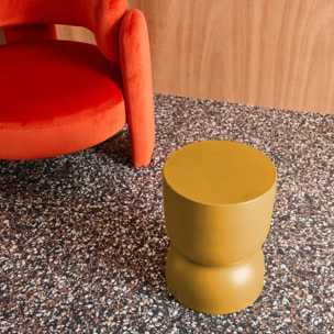 Table d'appoint, bout de canapé, table de chevet métal Ø32 x H42cm MADI