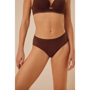 Mutandina midi color cioccolato
