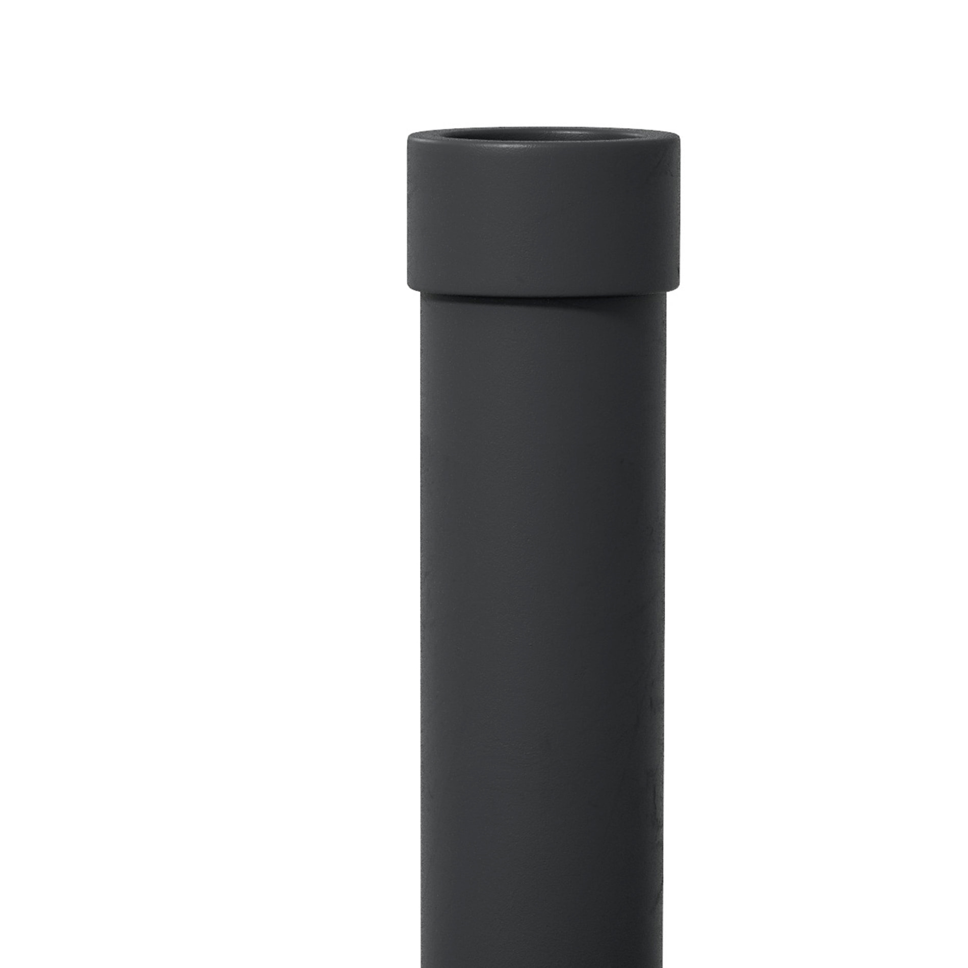 Pied de parasol rond base de lestage 15 Kg poignée HDPE noir