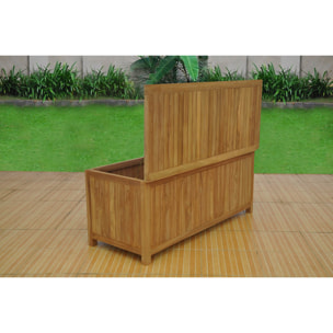 Coffre de rangement teck ELVI