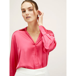 Motivi - Camicia satin - Fucsia