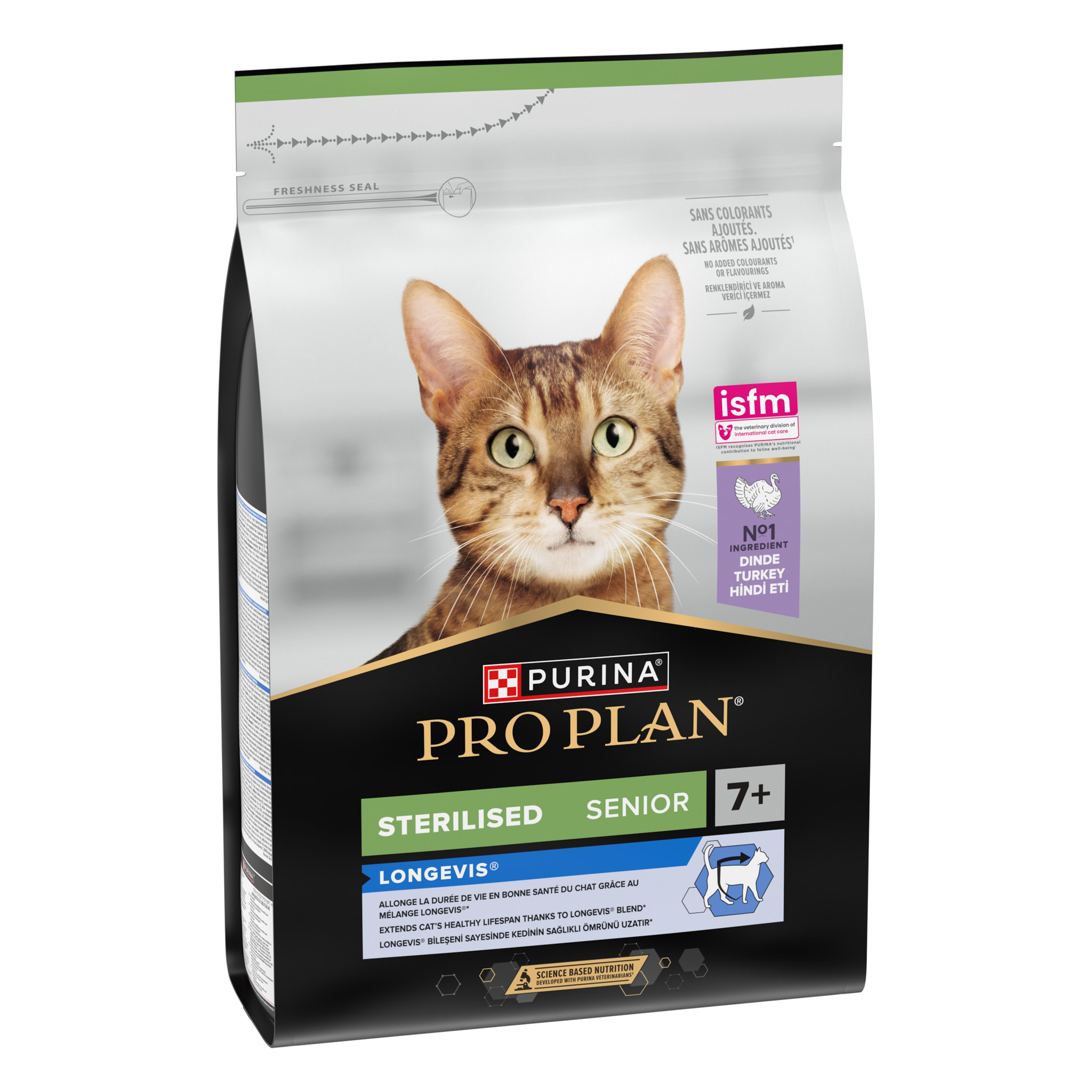 PRO PLAN Sterilised Senior 7+ LONGEVIS Dinde 3kg