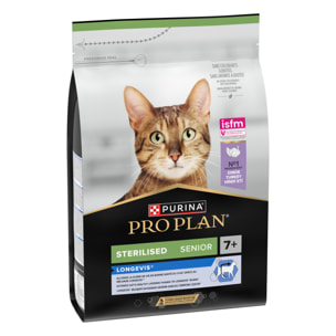 PRO PLAN Sterilised Senior 7+ LONGEVIS Dinde 3kg
