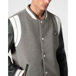 PHILIPP PLEIN Bomber de cuero