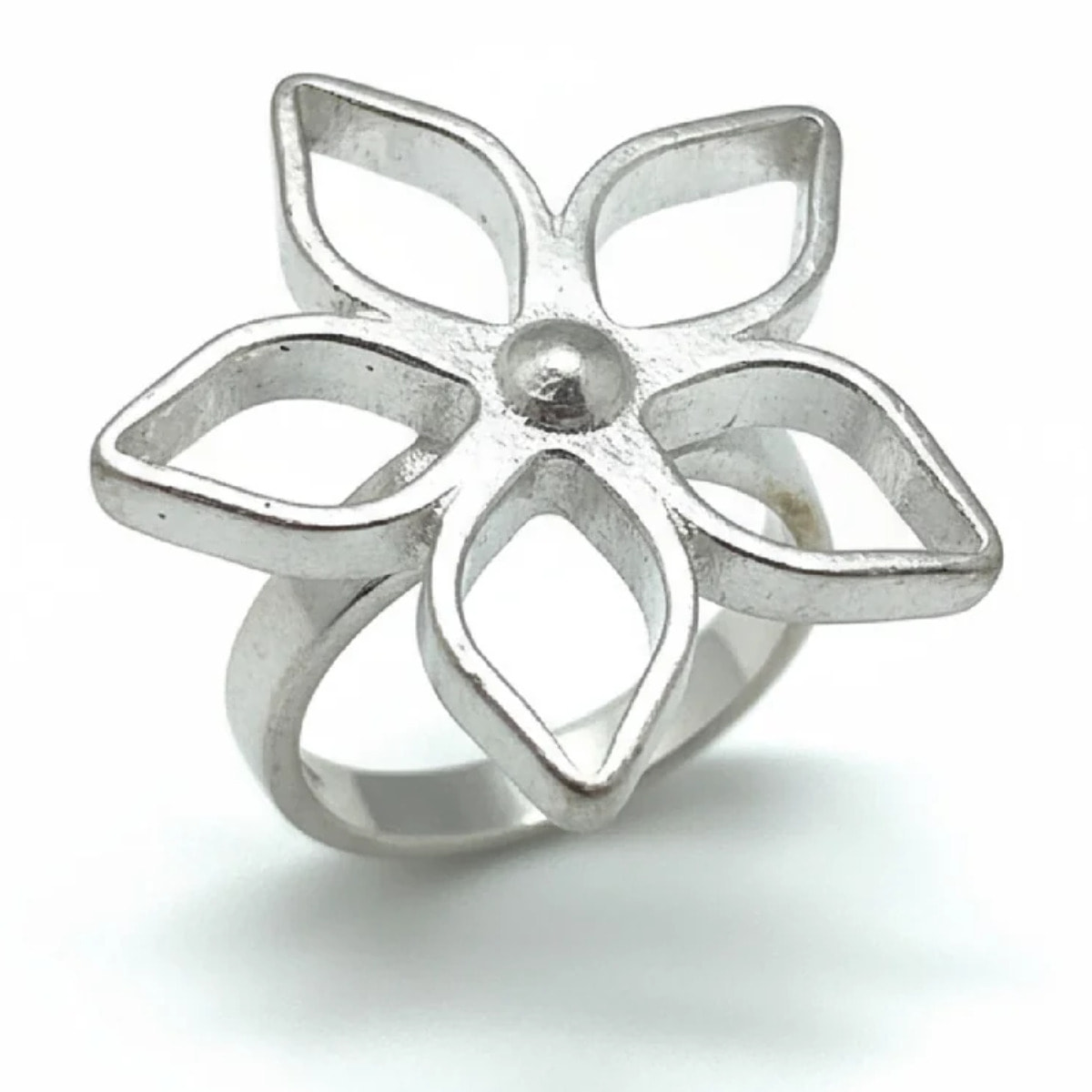 Anillo Irregular Blom plata 10µ chapado