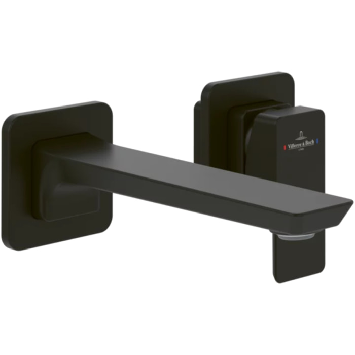 Mitigeur lavabo mural Subway 3.0 Noir mat