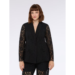 Fiorella Rubino - Blazer in pizzo - Nero