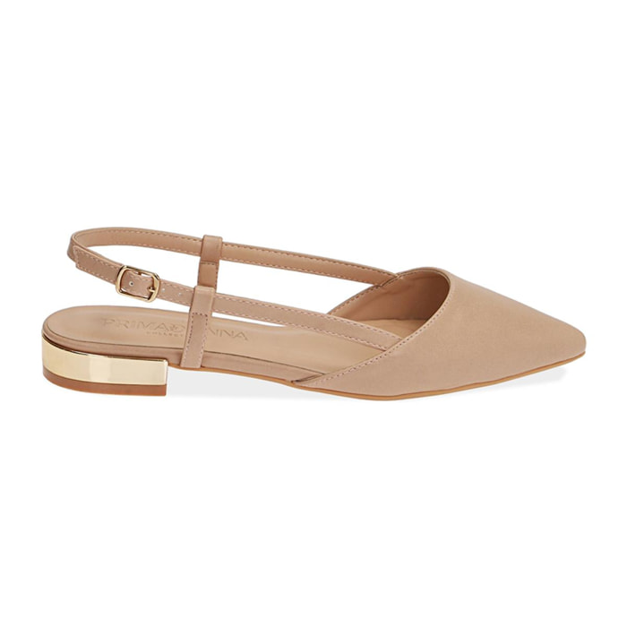 Ballerine slingback nude