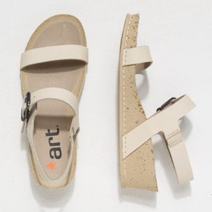 Sandalias 1940 GRASS WAXED CREAM/ I IMAGINE color Cream