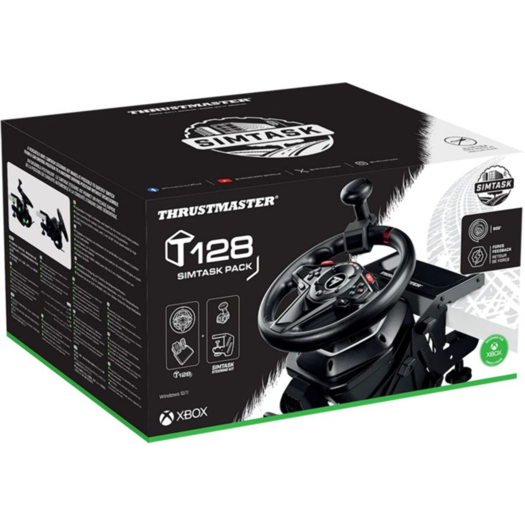 Volant + Pédalier THRUSTMASTER T128 X SIMTASK PACK EU