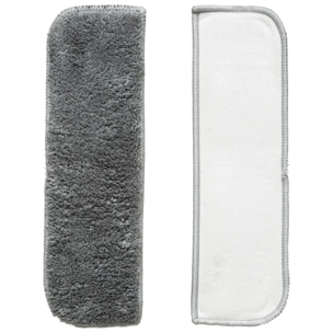 TêteLave-vitre microfibre "Click & Clean" gris