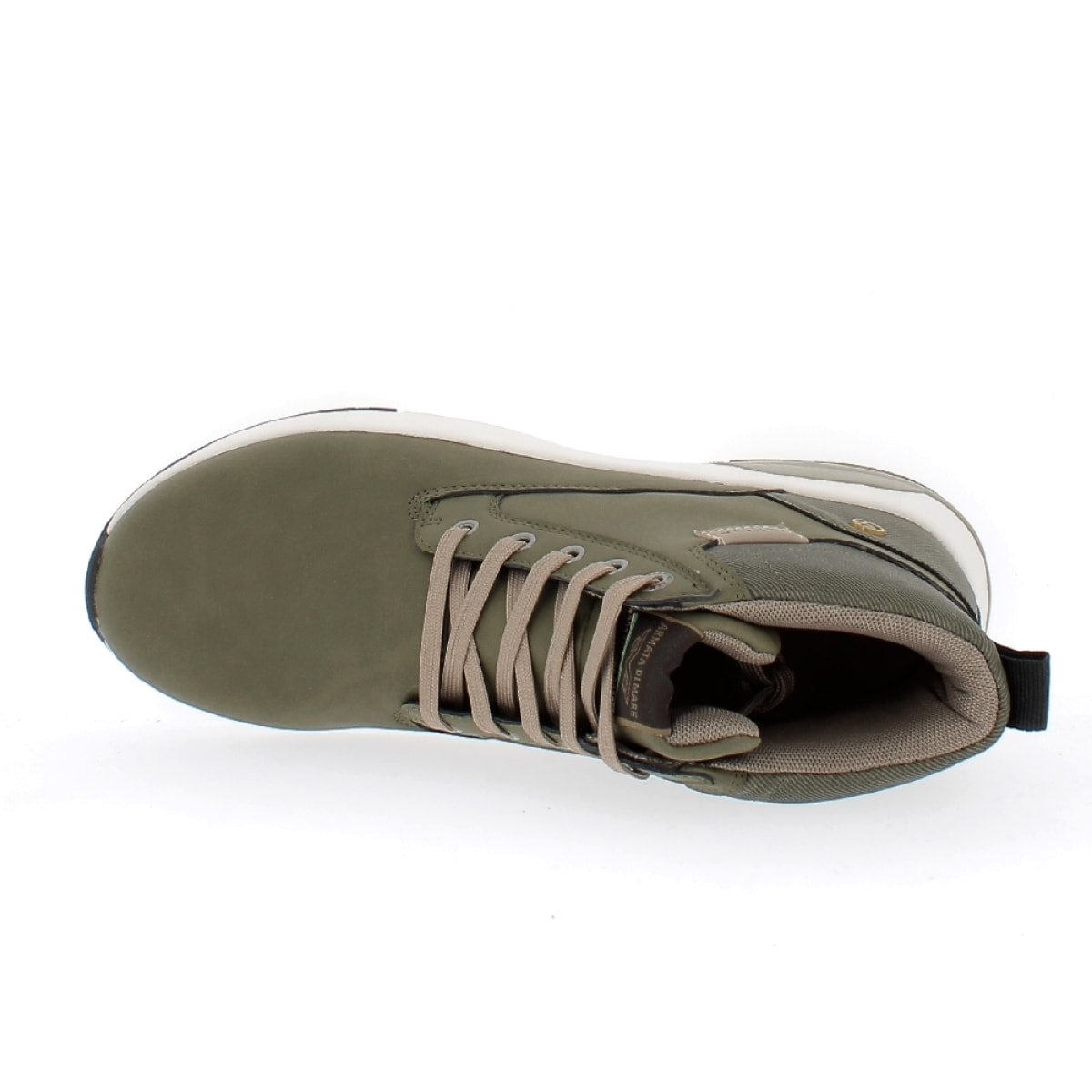 Armata di Mare Scarpe Uomo Stivaletti Casual Stringati con Soletta Rimovibile in Memory Foam AMU W23N418 Military