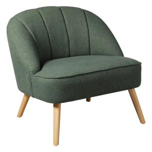Fauteuil "Naova" vert cèdre