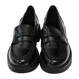 Mocassini con intreccio- tacco 4,5 cm