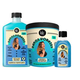 LOLA Kit Danos Vorazes Intense Repairing Shampoo 250ml + Mask 450g + Oil 50ml