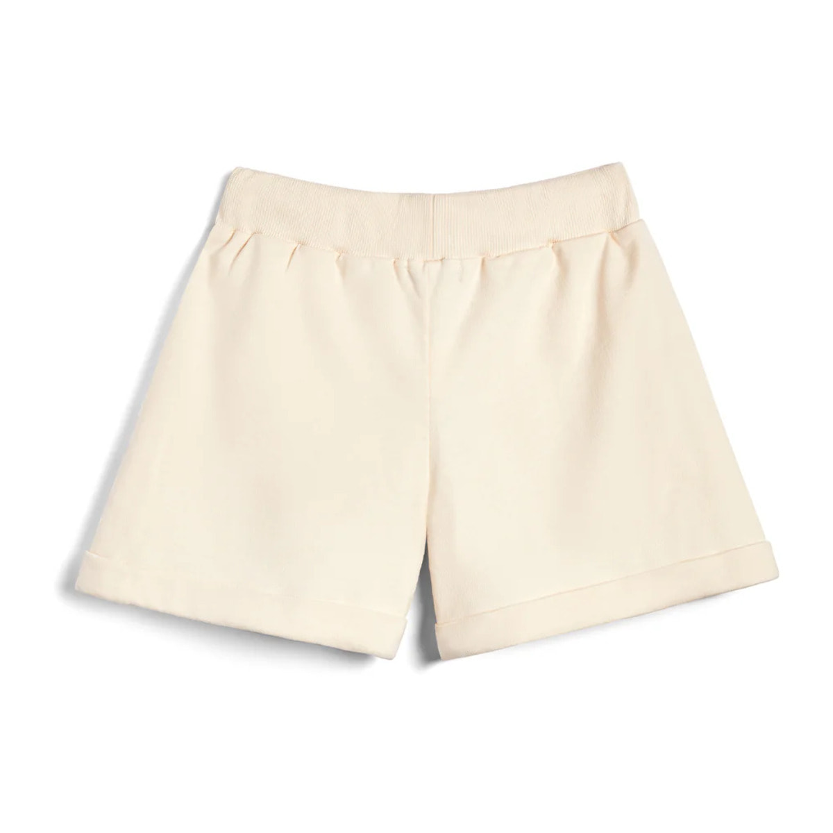 Shorts de Niña Cintura Elástica en Beige