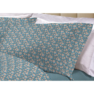 Completo Lenzuola 100% Cotone Linea 3027 Provenza Verde