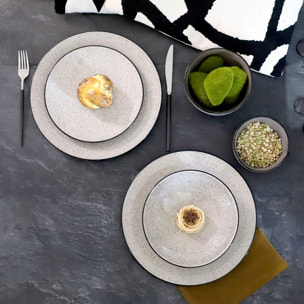 Quartz - Vajilla de 18 piezas