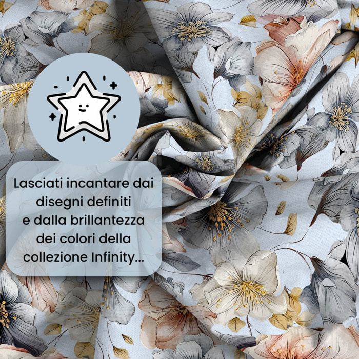 PARURE COPRIPIUMINO INFINITY - 100% Microfibra
