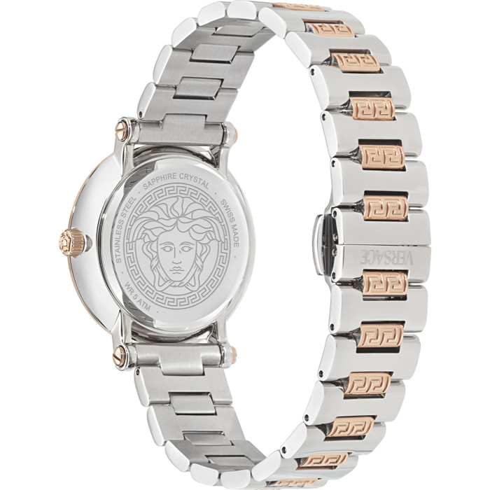 Versace Reloj Analógico De Cuarzo. Greca Sphere