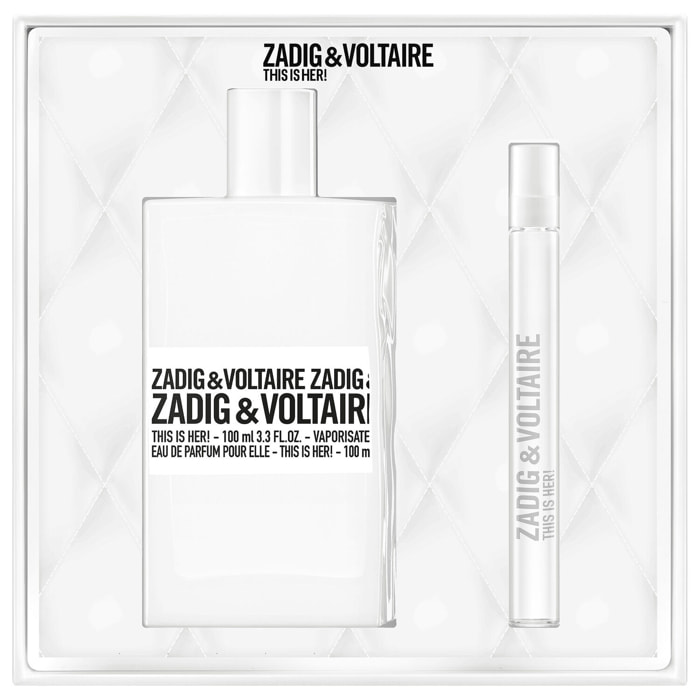 This is Her! - Coffret Eau de parfum 100ml + Vaporisateur Voyage 10ml