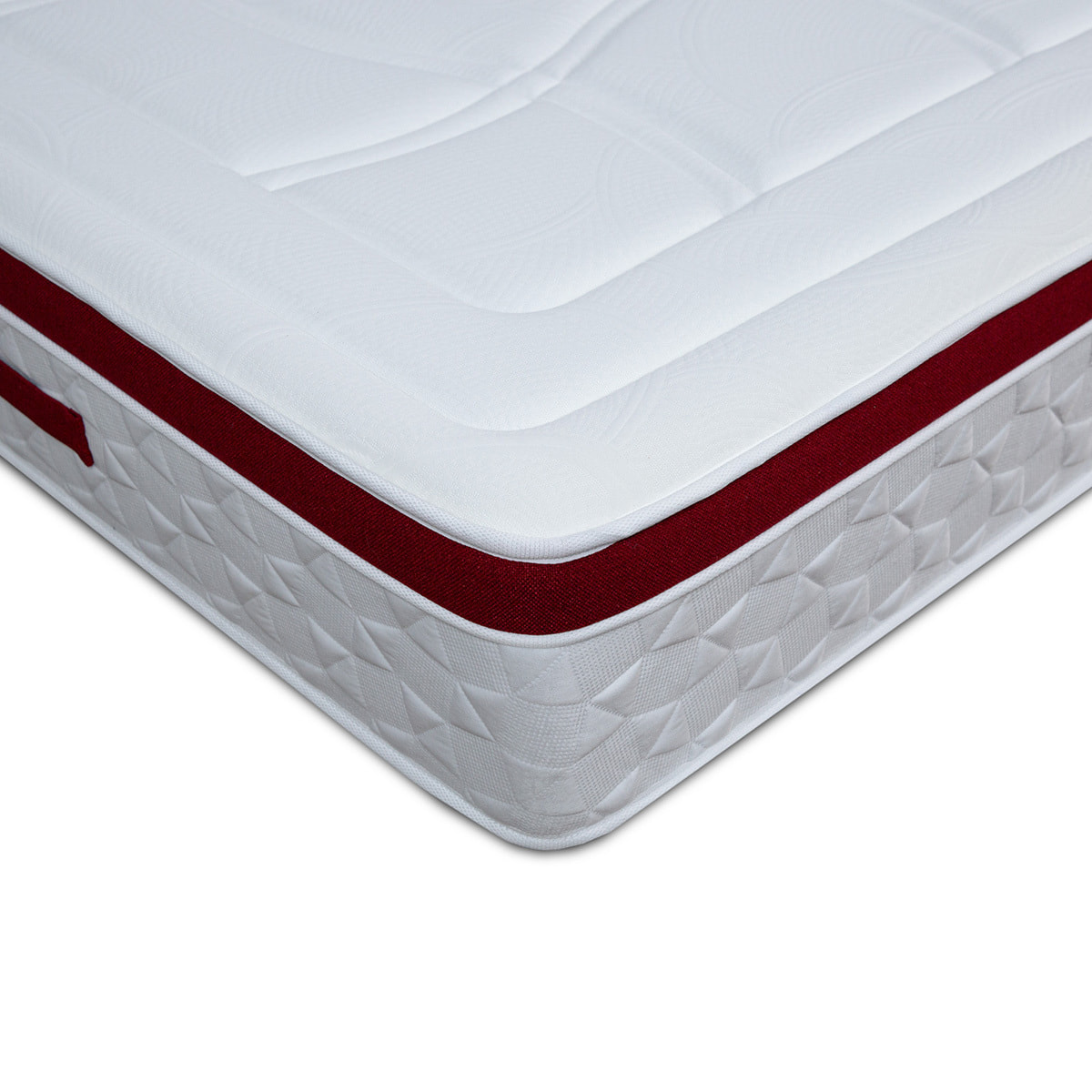 Matelas Hybride HARMONIE Ressorts Ensachés & Mémoire de Forme, 27 cm, Soutien Ferme, 4 Poignées, Garantie 10 ans