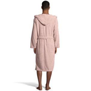 Bassetti Morbido Accappatoio 400 gr con Cappuccio 100% Cotone Uomo Donna Spugna Taglie Forti - ITALY Designed - Collezione MONIQUE - ORCHIDEA Q1