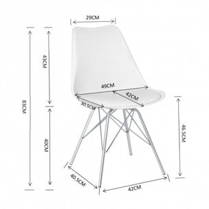 Chaise Epura blanc X1