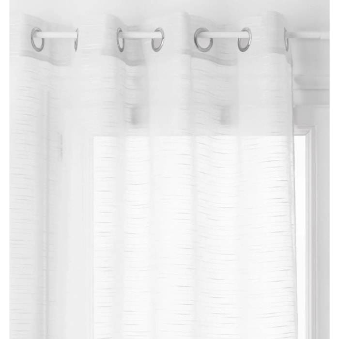 Voilage "Sam" - blanc - 140x240 cm