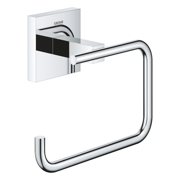 GROHE QuickFix - Start Cube - Dérouleur de papier mural - Finition Chromée (à visser ou à coller)