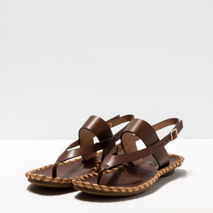 Sandalias S3281 RESTORED SKIN BROWN/NEBBIOLO color Brown