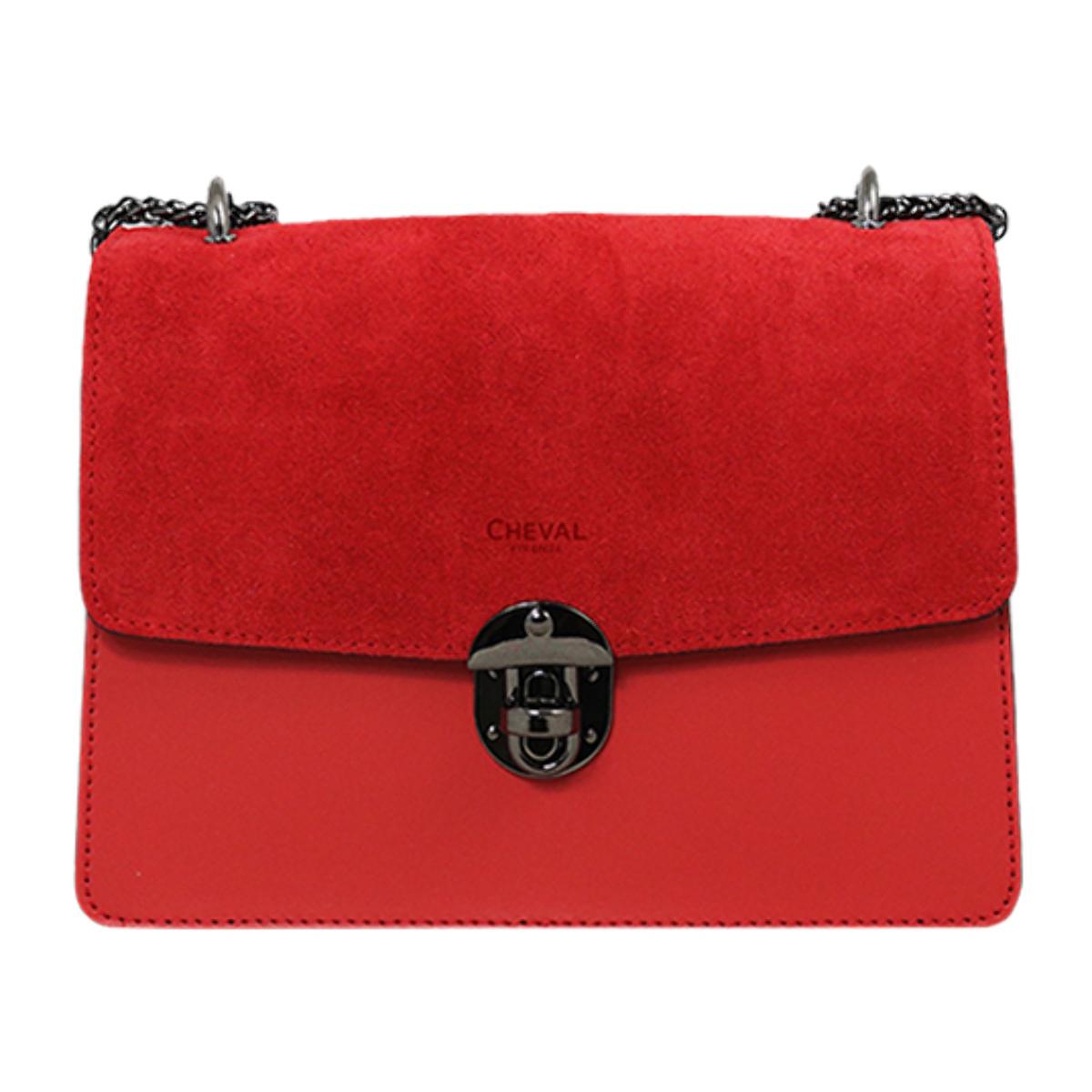 Bolso de hombro Cheval Firenze Alhena Rojo