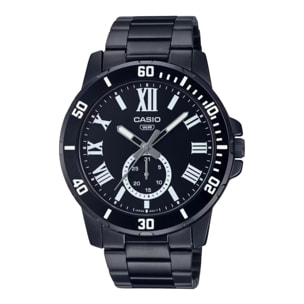 Reloj Casio MTP-VD200B-1BUDF Hombre Analogico Cuarzo con Correa de Acero inoxidable
