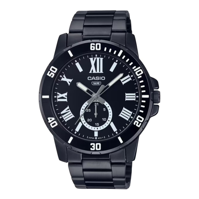Reloj Casio MTP-VD200B-1BUDF Hombre Analogico Cuarzo con Correa de Acero inoxidable