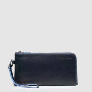 Piquadro Pochette homme en cuir avec porte-cartes de crédit et protection RFID