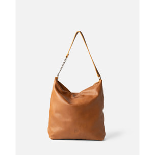 Bolso de hombro BIBA New Orange de piel
