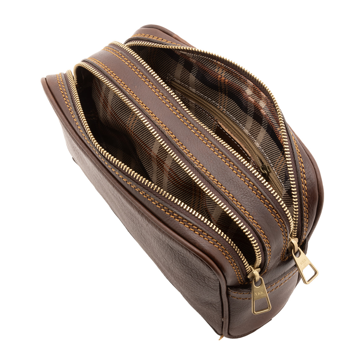 Pochette  unisex In Vera pelle Made in Italy 24x18x7 cm