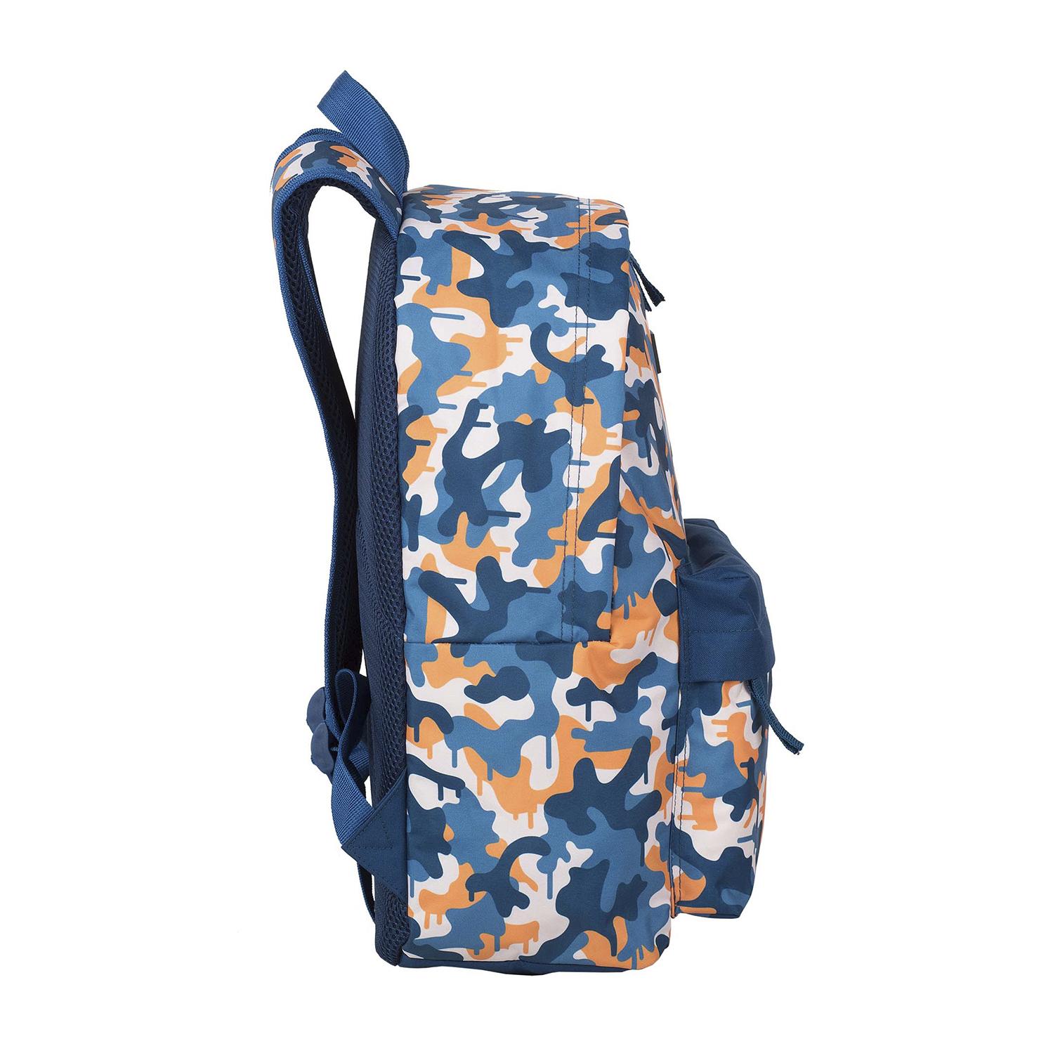 Fortnite Blue Camo mochila americano. Compartimento portalaptop.