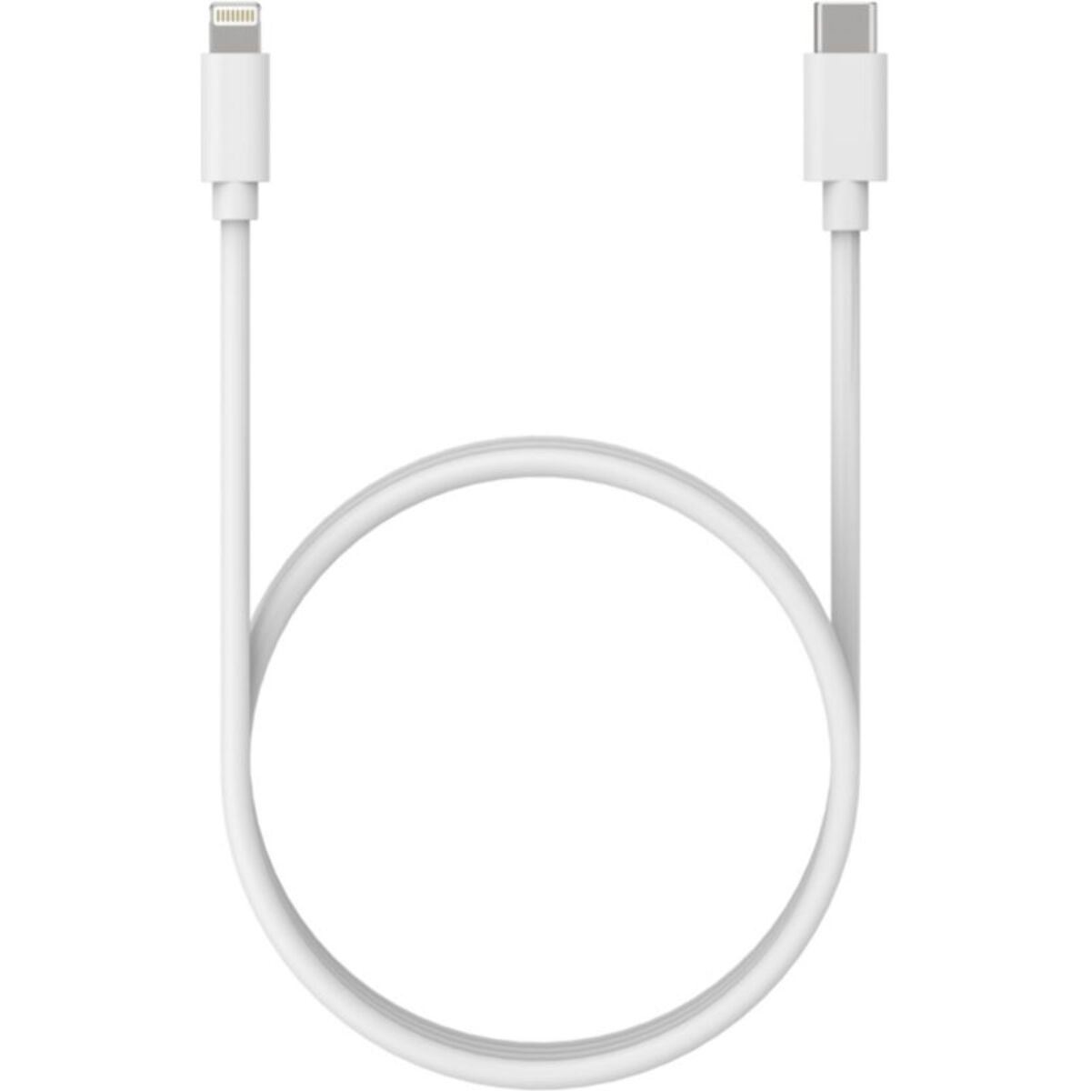 Câble Lightning ESSENTIELB vers USB-C 1M certifié Apple Blanc compatible iPhone 14 13 12 Pro Max, iPad