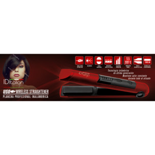 Lisseur Sans Fil Avec Peigne. Rechargeable Par Port Usb.