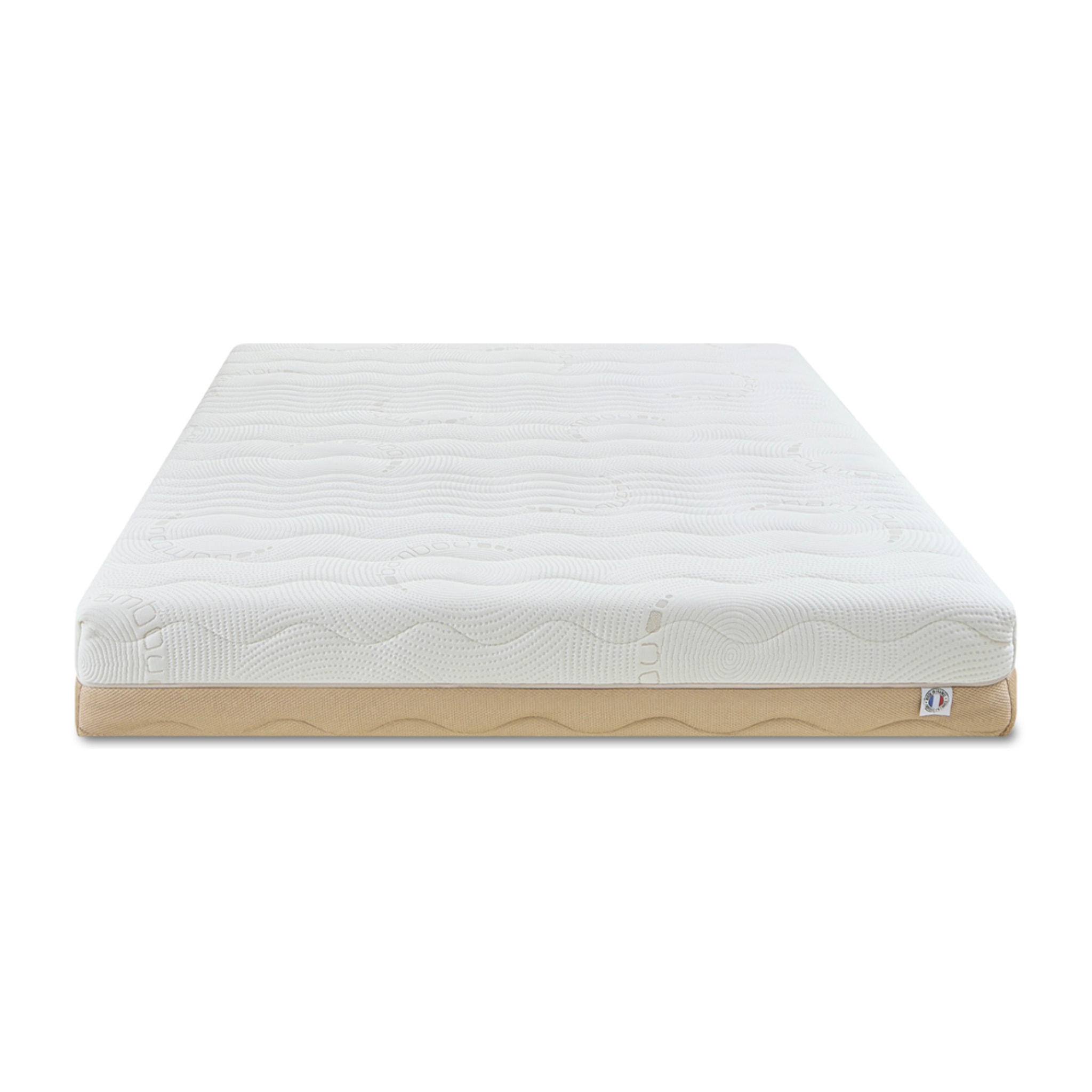 Matelas Leman, Soutien Medium, 25 cm, Mousse Supersoft HR & Haute Densité, Fabrication Française, Déhoussable