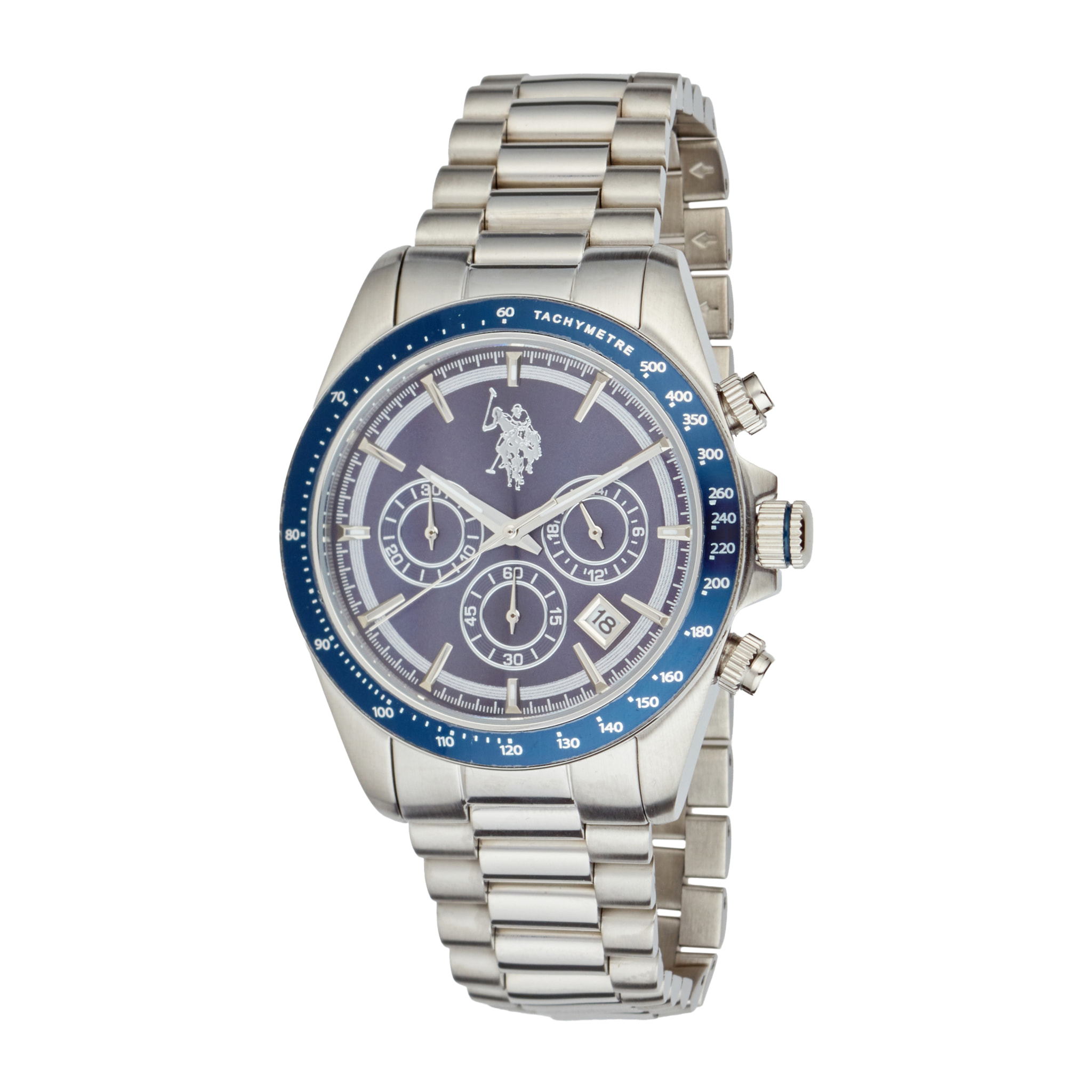 Cronografo U.S. Polo Assn. in acciaio inossidabile