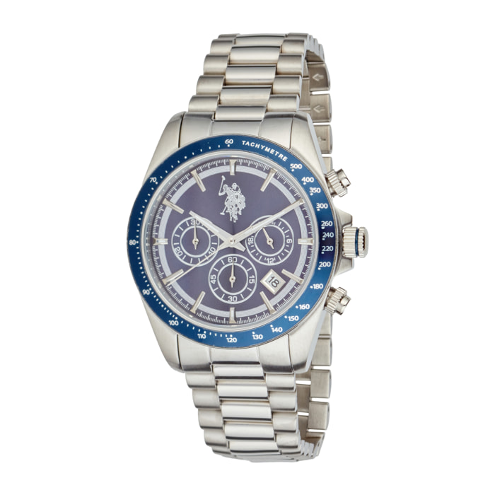 Cronografo U.S. Polo Assn. in acciaio inossidabile