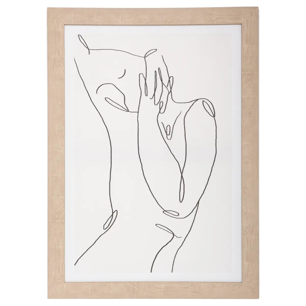 Toile encadrée "Visage" 50x70cm