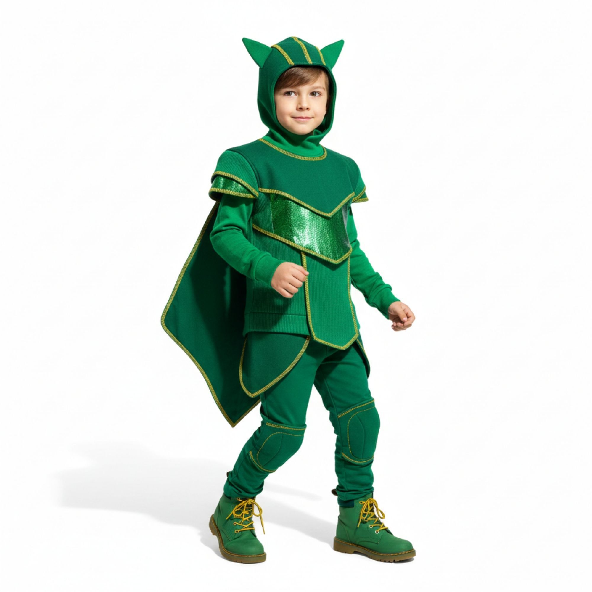 Semicisne Niño Perch.- C. Perkins Verde Peter Pan Talla 4